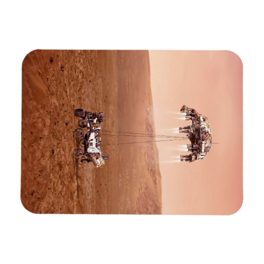 Magnet Flexible La Persévérance Arrive En Toute Sécurité Sur Mars. (Horizontal)