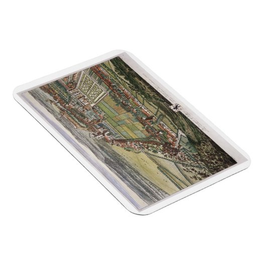 Magnet Flexible La perspective de Nottingham de l'Est gravée (Côté Droit)