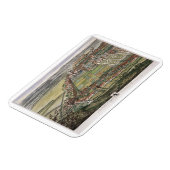 Magnet Flexible La perspective de Nottingham de l'Est gravée (Côté Gauche)