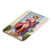 Magnet Flexible La petite fille du journal du matin (Côté Gauche)