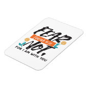 Magnet Flexible La Peur Pas Isaïe Bible Verse Conception Inspirant (Côté Gauche)