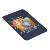 Magnet Flexible La photographie est Kinda My Thing Aquarelle Camer (Côté Droit)