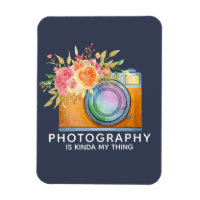 La photographie est Kinda My Thing Aquarelle Camer
