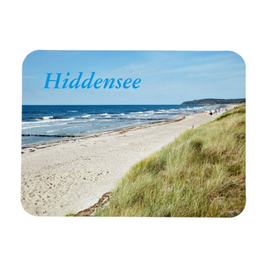 Magnet Flexible La plage de Hiddensee (Horizontal)