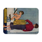 Magnet Flexible La plongée dans le bain à remous (Horizontal)