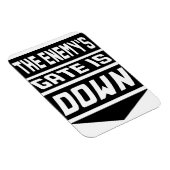 Magnet Flexible La porte de l'ennemi est tombée (Côté Droit)