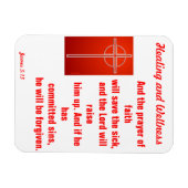 Magnet Flexible La prière de la foi (Horizontal)