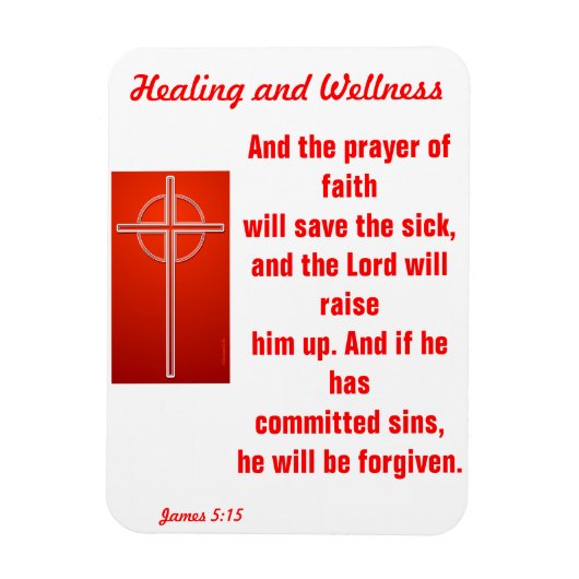 Magnet Flexible La prière de la foi (Vertical)