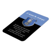 Magnet Flexible La prière de saint Michael Archangel Penser à vous (Côté Gauche)