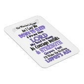 Magnet Flexible La prière du guerrier...Lupus (Côté Droit)