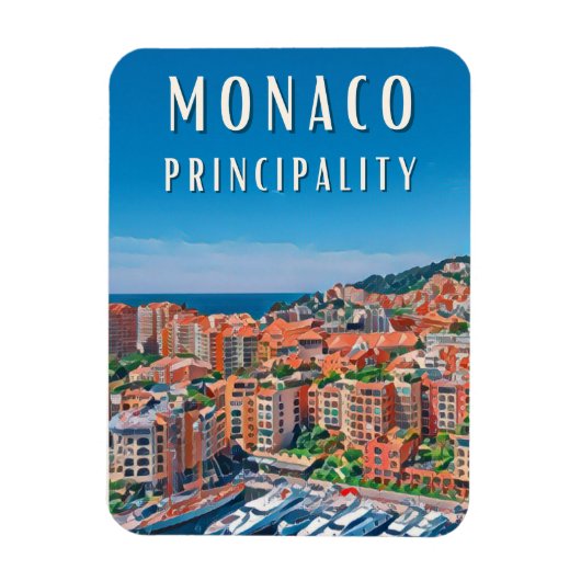 Magnet Flexible La principauté de Monaco (Vertical)