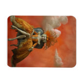 Magnet Flexible La reine Citrouille | Art surréaliste (Horizontal)