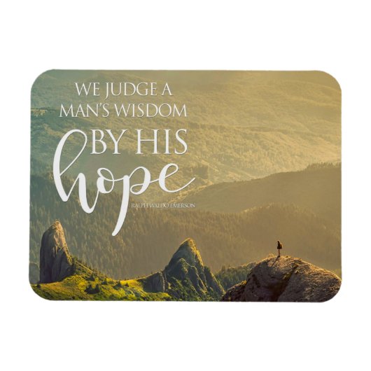 Magnet Flexible La sagesse de l'homme (Horizontal)