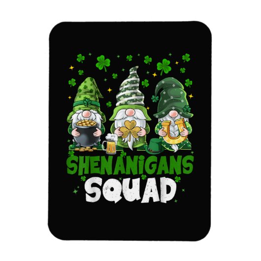 Magnet Flexible La Saint-Patrick Gnomes Shenanigans Squad Saint (Vertical)