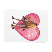 Magnet Flexible La Saint-Valentin au chameau (Horizontal)