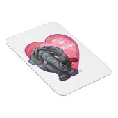Magnet Flexible La Saint-Valentin des éléphants (Côté Droit)