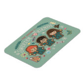 Magnet Flexible La saison est plus douce avec des amis (Côté Gauche)