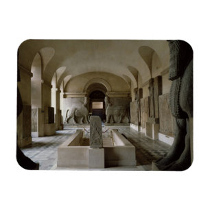 Magnet Flexible La salle assyrienne au Louvre à Paris (photo)