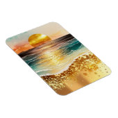 Magnet Flexible La série de plage à l'aquarelle Design 3 (Côté Droit)