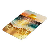 Magnet Flexible La série de plage à l'aquarelle Design 3 (Côté Gauche)