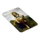 Magnet Flexible La soeur aînée par William-Adolphe Bouguereau (Côté Droit)