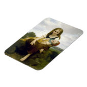 Magnet Flexible La soeur aînée par William-Adolphe Bouguereau (Côté Gauche)