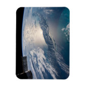 Magnet Flexible La Station Spce Internationale Au-Dessus De L'Atla (Vertical)