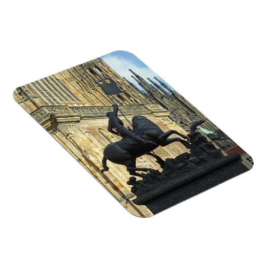 Magnet Flexible La statue de Prague (Côté Droit)