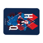 Magnet Flexible La Suicide Squad | Harley Quinn Fern & Diamonds (Horizontal)