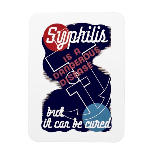 Magnet Flexible La syphilis est une maladie dangereuse (Vertical)