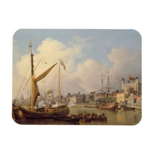 Magnet Flexible La Tamise et la tour de Londres censément sur t