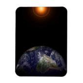 Magnet Flexible La Terre À Son Équinoxe. (Vertical)