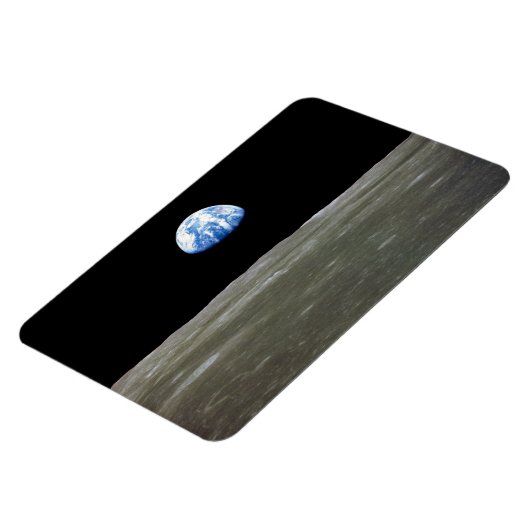 Magnet Flexible La Terre de Lune dans l'espace noir (Côté Gauche)