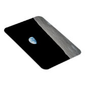 Magnet Flexible La Terre S'Élève Au-Dessus De L'Horizon Lunaire. (Côté Droit)