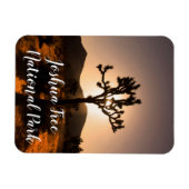 Magnet Flexible La tombée de la nuit commence à Joshua Tree (Horizontal)