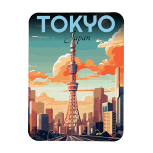 Magnet Flexible La Tour de Tokyo Shiba-koen Minato cadeaux de dist