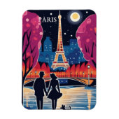 Magnet Flexible La Tour Eiffel, point de repère de Paris (Vertical)