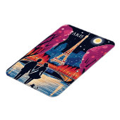 Magnet Flexible La Tour Eiffel, point de repère de Paris (Côté Gauche)