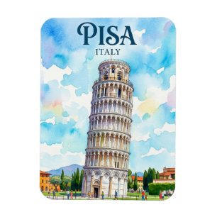 Magnet Flexible La Tour penchée de Pise Italie