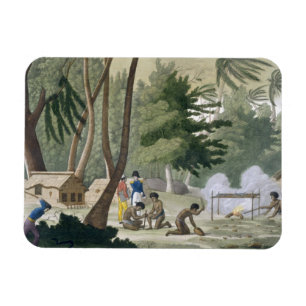 Magnet Flexible La tribu de Papu sur l'île de Rawak, plaquent 20