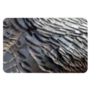 Magnet Flexible La Turquie sauvage plumes II Design Abstrait de la