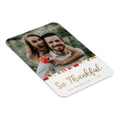 Magnet Flexible La Typographie De Thanksgiving (Côté Droit)