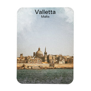 Magnet Flexible La Valette Malte Méditerranée