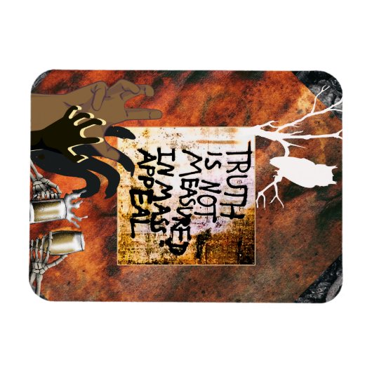 Magnet Flexible La vérité n'est pas mesurée en appel massif (Horizontal)