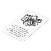 Magnet Flexible La vie est comme une citation de caméra (Côté Gauche)