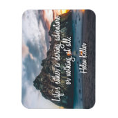 Magnet Flexible La vie est une aventure audacieuse (Vertical)