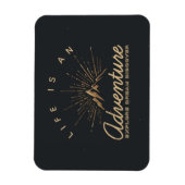 Magnet Flexible La vie est une aventure Explore Dream Découvrir (Vertical)