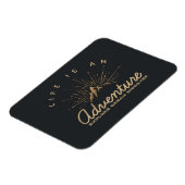 Magnet Flexible La vie est une aventure Explore Dream Découvrir (Côté Gauche)