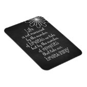 Magnet Flexible La vie n'est pas mesurée par les respirations que  (Côté Droit)