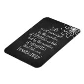 Magnet Flexible La vie n'est pas mesurée par les respirations que  (Côté Gauche)